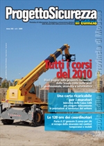Copertina di Progetto Sicurezza numero 6 del 2009